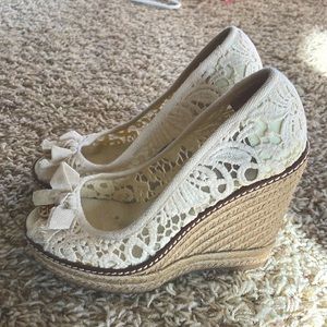 Tory Burch Espadrille Wedges
